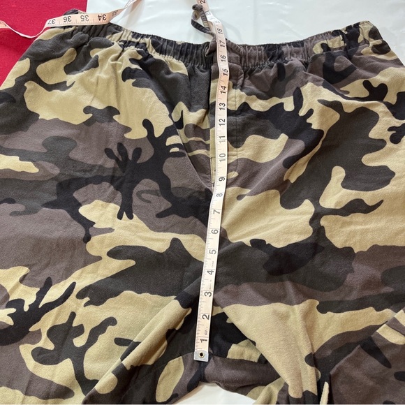 Cabela’s camo pants FLANNEL TAN GRAY men 3X Hunting Camouflage button fly ties - Picture 6 of 16